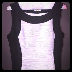Calvin Klein Black & White dress